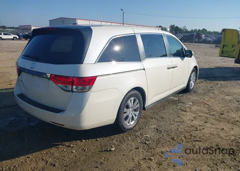 2016 Honda Odyssey Ex-L из США, поврежденный, VIN 5FNRL5H69GB163083